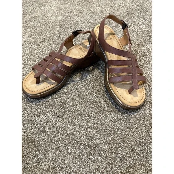 Dansko Evita Strappy Comfort Sandals Cognac Women's Size 39, Excellent Condition - Picture 4 of 9